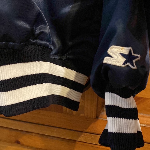 VINTAGE NEW YORK YANKEES BOMBER STARTER JACKET SIZE L - Picture 4 of 6